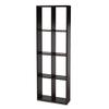 Baxton Studio Janne Modern and Contemporary Dark Brown Finished 8-Cube Multipurpose Storage Shelf view 1