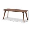 Baxton Studio Dahlia Mid-Century Modern Walnut Finished Coffee Table view 3