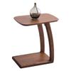 Tables WFF Solid Wood Side, Movable Sofa, C-Shaped Storage, Living Room Snack 523657cm (Color : Brown) view 1