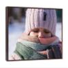 P&L ART. Personalized Custom Canvas Prints: Photo On Canvas Transform Your Photos into Stunning Framed Wall Art Digitally Printed Photo To Canvas Ideal for Home Decor Gifts Keepsakes Walnut 20X24 view 1