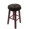 ALoveTree Stool Covers Round Memory Foam Bar Stool Cushion Round Cushion with Non-Slip Backing and Elastic Band Black 14 inches view 3