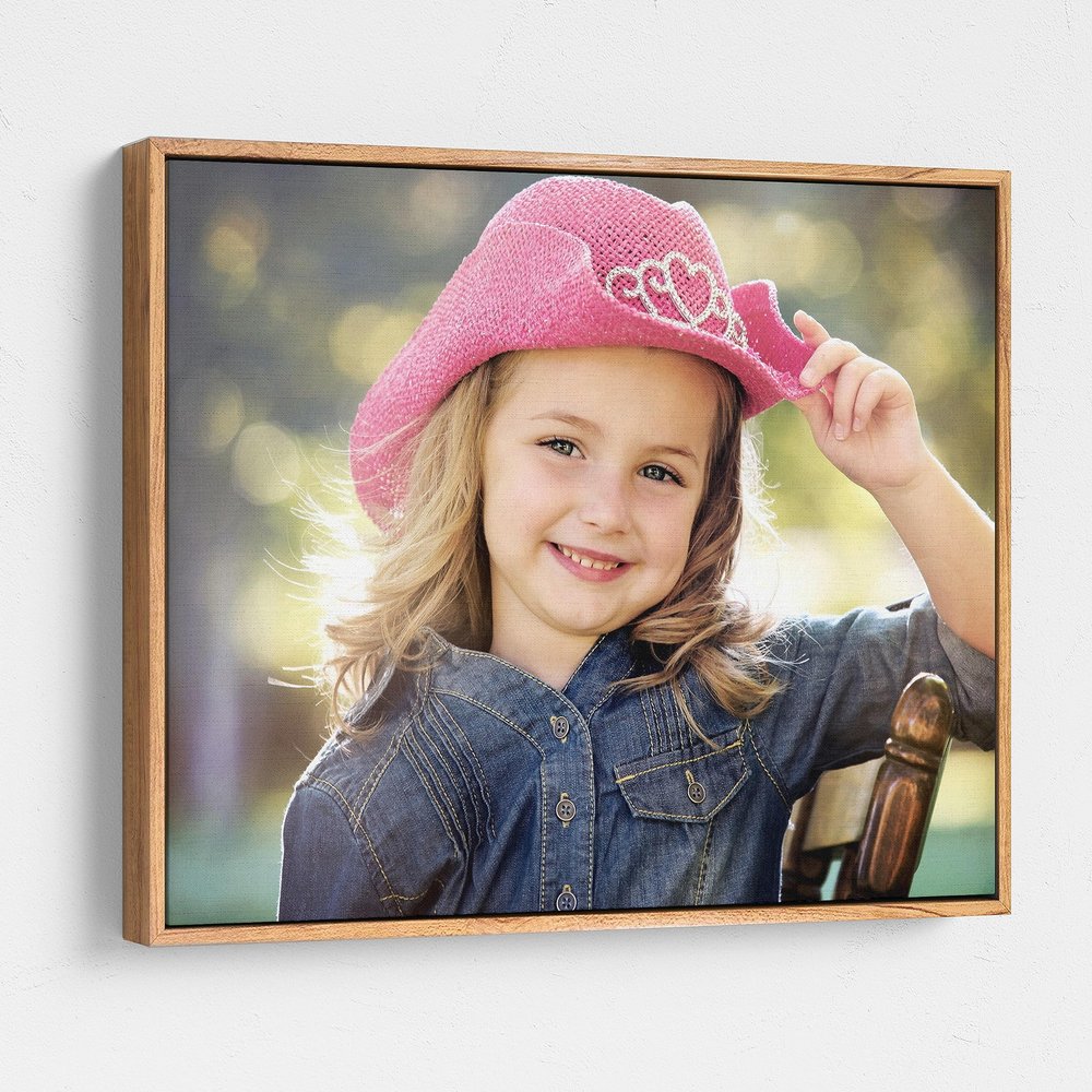 P&L ART. Personalized Custom Canvas Prints: Photo On Canvas Transform Your Photos into Stunning Framed Wall Art Digitally Printed Photo To Canvas Ideal for Home Decor Gifts Keepsakes Beige 20X24