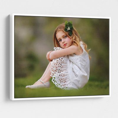 P&L ART. Personalized Custom Canvas Prints: Photo On Canvas Transform Your Photos into Stunning Framed Wall Art Digitally Printed Photo To Canvas Ideal for Home Decor Gifts Keepsakes White 20X24