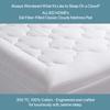 Allied Home Gel Fiber Filled Plush Mattress Topper - Mattress Cover 300TC Cotton Hotel Mattress Topper - Down-Alternative Mattress Pad California King - 72 x 84 x 2 view 2