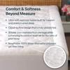 Allied Home Gel Fiber Filled Plush Mattress Topper - Mattress Cover 300TC Cotton Hotel Mattress Topper - Down-Alternative Mattress Pad California King - 72 x 84 x 2 view 3