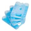 Amazon Basics Reusable Hard Sided Ice Packs for Lunch Boxes, Stay Cold, No Leak, BPA Free, Rectangular, 6.5" x 4.3" x 1.2", Blue, 4-Pack view 3