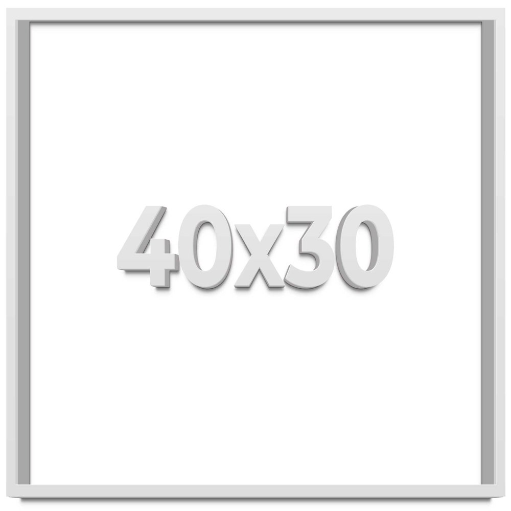 40x30 White Shadowbox Frame - Shadow Box Frame Interior Size 40x30 by 2 Inches Deep - White Frame Is Made to Display Items Up To 1.75 Inches Deep Includes Shatter Resistant Acrylic, Backing, Hardware