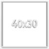 40x30 White Shadowbox Frame - Shadow Box Frame Interior Size 40x30 by 2 Inches Deep - White Frame Is Made to Display Items Up To 1.75 Inches Deep Includes Shatter Resistant Acrylic, Backing, Hardware view 1