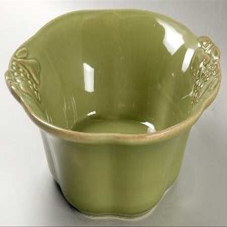 Csaa Stone Madeira Harvest Soup/Ceral Bowl, Moss Green, 7.5"