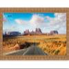 Poster Palooza 32x10 Ornate Antique Gold Complete Wood Panoramic Frame with UV Acrylic Plexiglass, Foam Board Backing & Hardware Included view 1