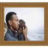 Poster Palooza 14x12 Traditional Antique Gold Complete Wood Picture Frame with UV Acrylic Plexiglass, Foam Board Backing & Hardware Included view 1