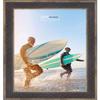 Poster Palooza 24x12 Traditional Antique Silver Complete Wood Picture Frame with UV Acrylic Plexiglass, Foam Board Backing & Hardware Included view 4