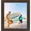 Poster Palooza 18x11 Contemporary Bronze Complete Wood Picture Frame with UV Acrylic Plexiglass, Foam Board Backing & Hardware Included view 4