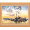 Poster Palooza 24x10 Ornate Gold Complete Wood Picture Frame with UV Acrylic Plexiglass, Foam Board Backing & Hardware Included view 1