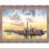 Poster Palooza 30x10 Ornate Silver Complete Wood Panoramic Frame with UV Acrylic Plexiglass, Foam Board Backing & Hardware Included view 1