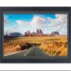 Poster Palooza 24x10 Contemporary Black Complete Wood Picture Frame with UV Acrylic Plexiglass, Foam Board Backing & Hardware Included view 1