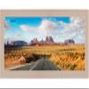 Poster Palooza 30x10 Contemporary White Washed Complete Wood Panoramic Frame with UV Acrylic Plexiglass, Foam Board Backing & Hardware Included view 4