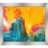 Poster Palooza 24x16 Contemporary Pewter Complete Wood Picture Frame with UV Acrylic Plexiglass, Foam Board Backing & Hardware Included view 1