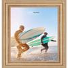 Poster Palooza 40x24 Traditional Silver Complete Wood Picture Frame with UV Acrylic Plexiglass, Foam Board Backing & Hardware Included view 4