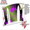 Decal Style Skin Wrap works with Blender Bottle 20oz Halftone Splatter Hot Pink Green (BOTTLE NOT INCLUDED) view 3