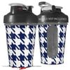 Decal Style Skin Wrap works with Blender Bottle 20oz Houndstooth Navy Blue (BOTTLE NOT INCLUDED) view 1