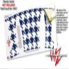 Decal Style Skin Wrap works with Blender Bottle 20oz Houndstooth Navy Blue (BOTTLE NOT INCLUDED) view 3