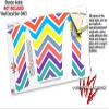 Decal Style Skin Wrap works with Blender Bottle 20oz Zig Zag Colors 04 (BOTTLE NOT INCLUDED) view 3
