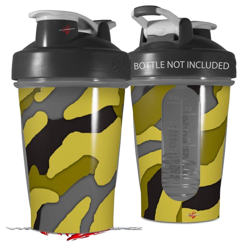 Decal Style Skin Wrap works with Blender Bottle 20oz Camouflage Yellow (BOTTLE NOT INCLUDED)