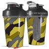 Decal Style Skin Wrap works with Blender Bottle 20oz Camouflage Yellow (BOTTLE NOT INCLUDED) view 1