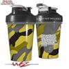 Decal Style Skin Wrap works with Blender Bottle 20oz Camouflage Yellow (BOTTLE NOT INCLUDED) view 2