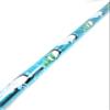 NS Party Christmas Wrapping Paper Metallic Blue Penguins Gift Wrap (Bonus: Noelle's Exclusive Xmas Window Gel Clings) Greetings 1 Roll Design Holiday Festive 30 Feet view 1
