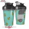 Decal Style Skin Wrap works with Blender Bottle 20oz Anchors Away Seafoam Green (BOTTLE NOT INCLUDED) view 2