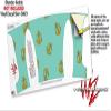 Decal Style Skin Wrap works with Blender Bottle 20oz Anchors Away Seafoam Green (BOTTLE NOT INCLUDED) view 3
