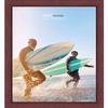 Poster Palooza 28x22 Traditional Mahogany Complete Wood Picture Frame with UV Acrylic Plexiglass, Foam Board Backing & Hardware Included view 4