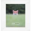 30x24 Traditional White Complete Wood Picture Frame with UV Acrylic Plexiglass, Foam Board Backing & Hardware Included view 3