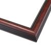 Poster Palooza 16x14 Traditional Mahogany Complete Wood Picture Frame with UV Acrylic Plexiglass, Foam Board Backing & Hardware Included view 1