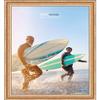 Poster Palooza 24x19 Traditional Gold Complete Wood Picture Frame with UV Acrylic Plexiglass, Foam Board Backing & Hardware Included view 4