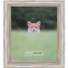 Poster Palooza 20x17 Frame Brushed White Wash Complete Wood Picture Frame with UV Acrylic, Foam Board Backing, & Wall Hanging Hardware for Vertical or Horizontal Display view 3