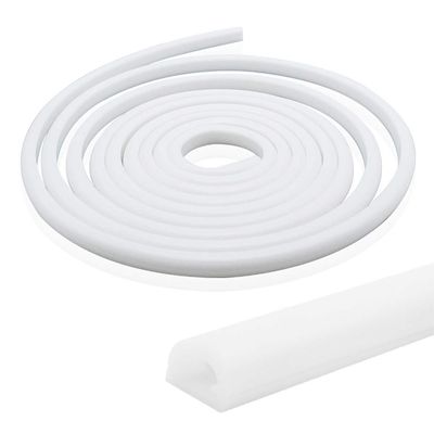 BIRRAY 16.4FT/5M Silicone LED Channel System, 13x15mm DIY LED Neon Rope Light IP67 Waterproof for 10mm LEDs Strip Lights Installation, for Indoor Outdoor Ambient Decor