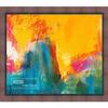 Poster Palooza 23x15 Traditional Walnut Complete Wood Picture Frame with UV Acrylic Plexiglass, Foam Board Backing & Hardware Included view 1