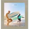 Poster Palooza 36x18 Contemporary Silver Complete Wood Picture Frame with UV Acrylic Plexiglass, Foam Board Backing & Hardware Included view 4