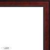 Poster Palooza 7x5 Inch Traditional Mahogany Complete Wood Picture Frame with UV Acrylic Plexiglass, Foam Board Backing & Hardware Included - 7x5 Inch Frame view 2
