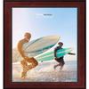 Poster Palooza 7x5 Inch Traditional Mahogany Complete Wood Picture Frame with UV Acrylic Plexiglass, Foam Board Backing & Hardware Included - 7x5 Inch Frame view 4
