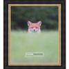 Poster Palooza 8x4 Inch Frame Black and Gold Ornate Solid Wood Picture Frame | 1.5 Inch Moulding Width | with UV Acrylic Plexiglass, Foam Board Backing & Hanging Hardware Included view 3