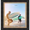 Poster Palooza 8x4 Inch Frame Black and Gold Ornate Solid Wood Picture Frame | 1.5 Inch Moulding Width | with UV Acrylic Plexiglass, Foam Board Backing & Hanging Hardware Included view 4