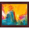 Poster Palooza 10x7 Traditional Mahogany Complete Wood Picture Frame with UV Acrylic Plexiglass, Foam Board Backing & Hardware Included view 1