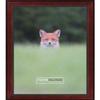 Poster Palooza 10x7 Traditional Mahogany Complete Wood Picture Frame with UV Acrylic Plexiglass, Foam Board Backing & Hardware Included view 3