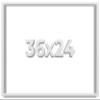 36x24 White Shadowbox Frame - Shadow Box Frame Interior Size 36x24 by 2 Inches Deep - White Frame Is Made to Display Items Up To 1.75 Inches Deep Includes Shatter Resistant Acrylic, Backing, Hardware view 1