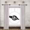 RUDI 1" Elly Side Curtain Rod, 12-20 inch (Set of 2), Black view 4