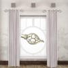 RUDI 1" Elly Side Curtain Rod, 12-20 inch (Set of 2), Light Gold view 4